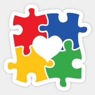 Autism Puzzle Design! Sticker